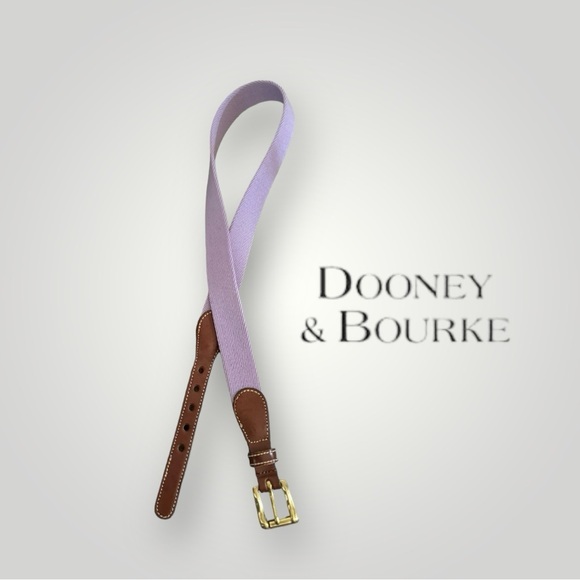 DOONEY & BOURKE VINTAGE LAVENDER PURPLE LEATHER BELT SZ 28 - Picture 1 of 6